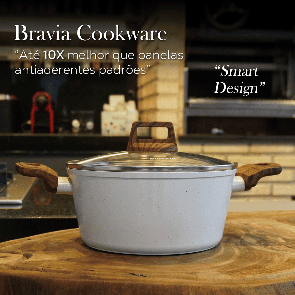 Jogo de Panelas 6 Peças Bravia Cookware Bravatti