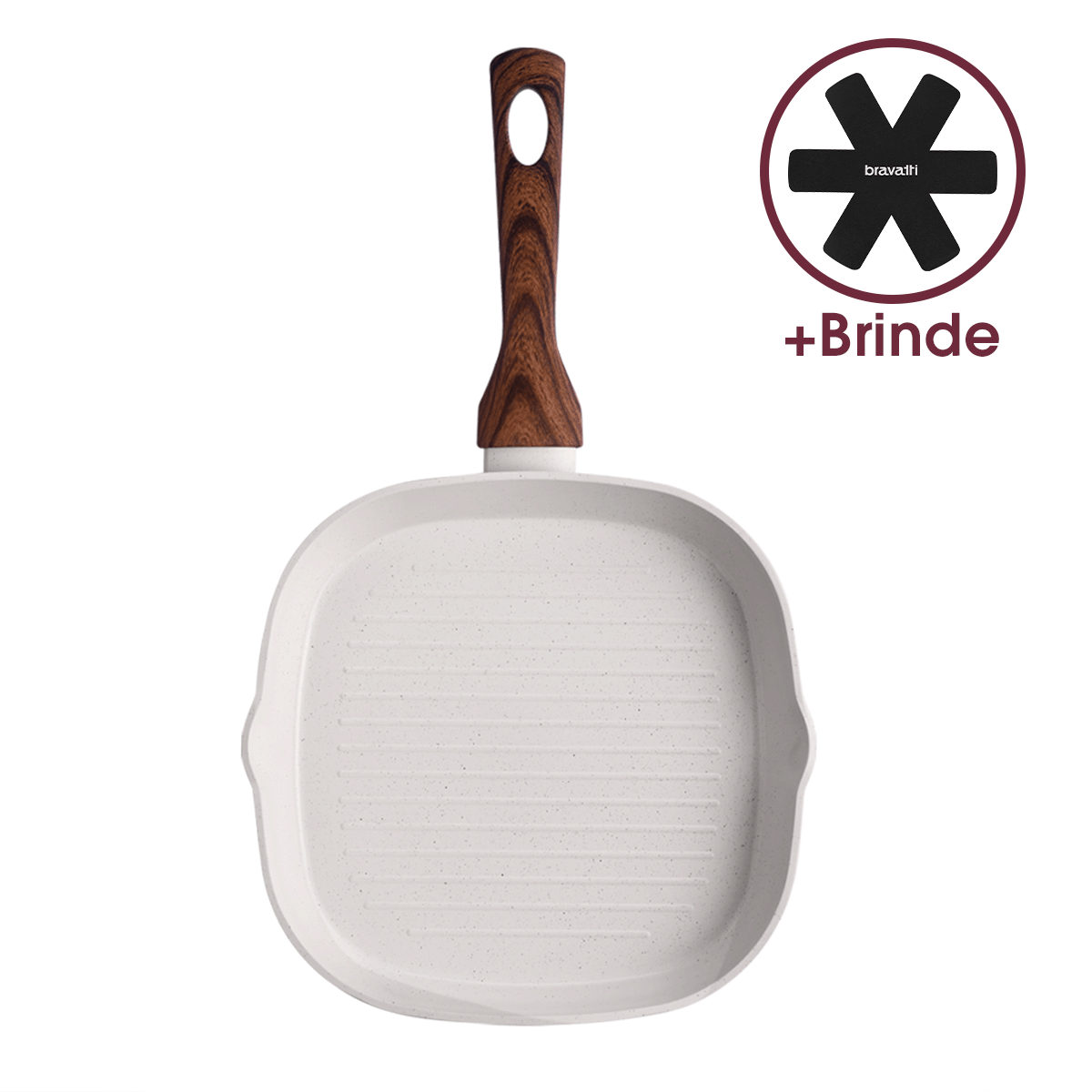 Frigideira Grill 24cm Bravia Cookware Bravatti