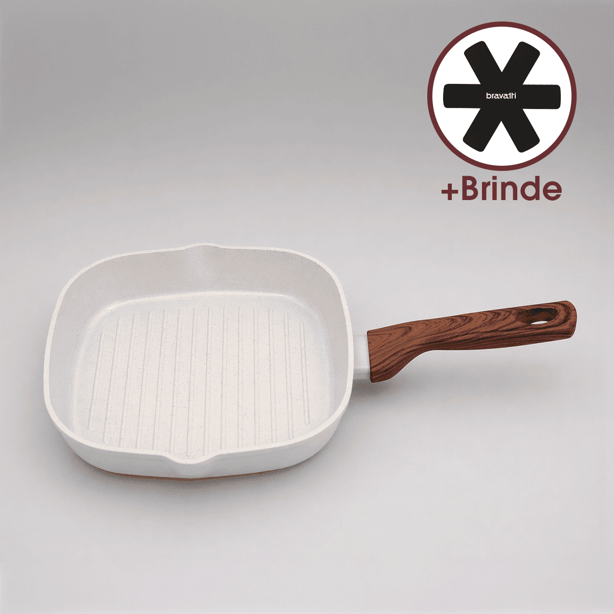 Frigideira Grill 24cm Bravia Cookware Bravatti