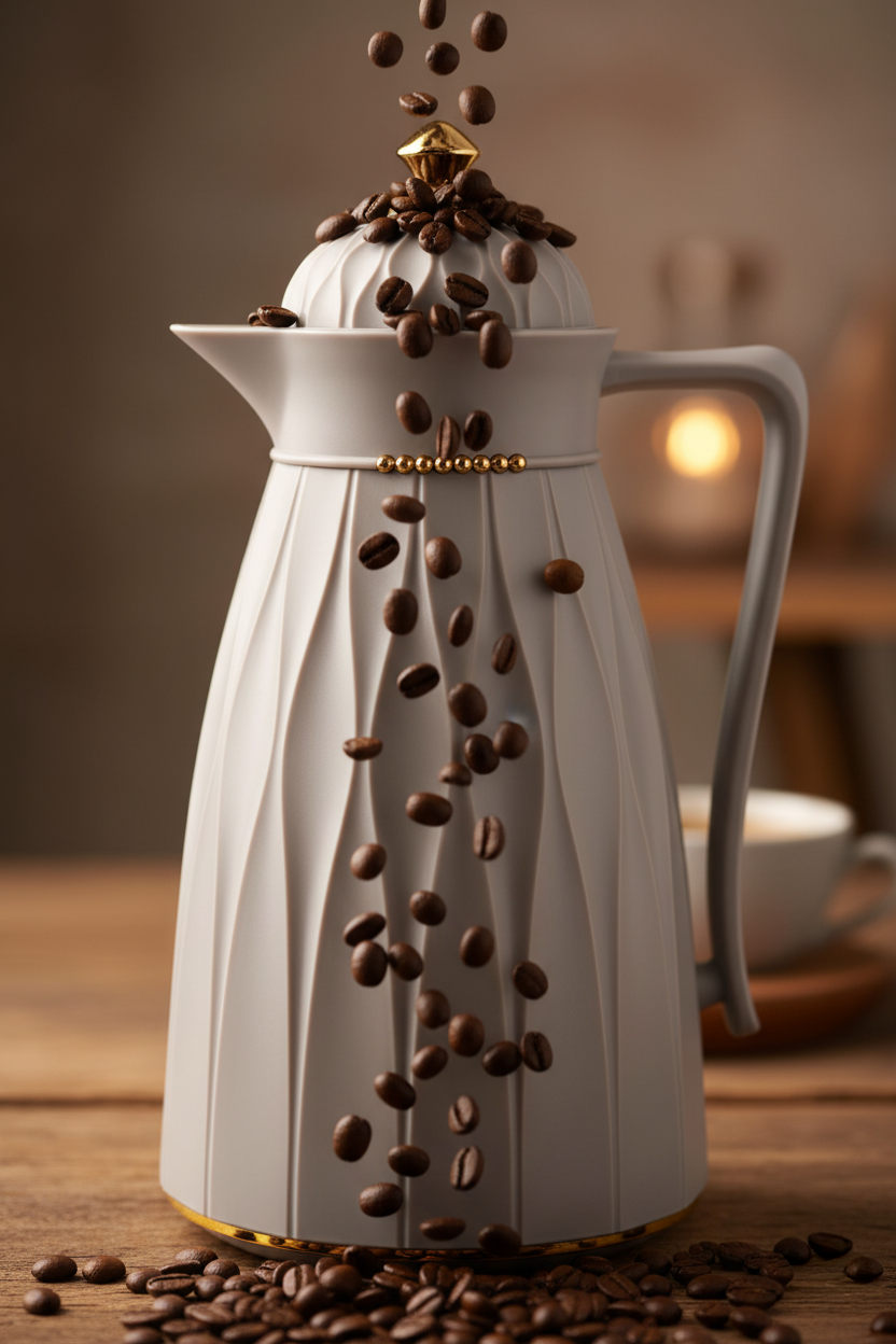 Design e funcionalidade: garrafa térmica vira peça de decoração em mesa posta - Bravatti