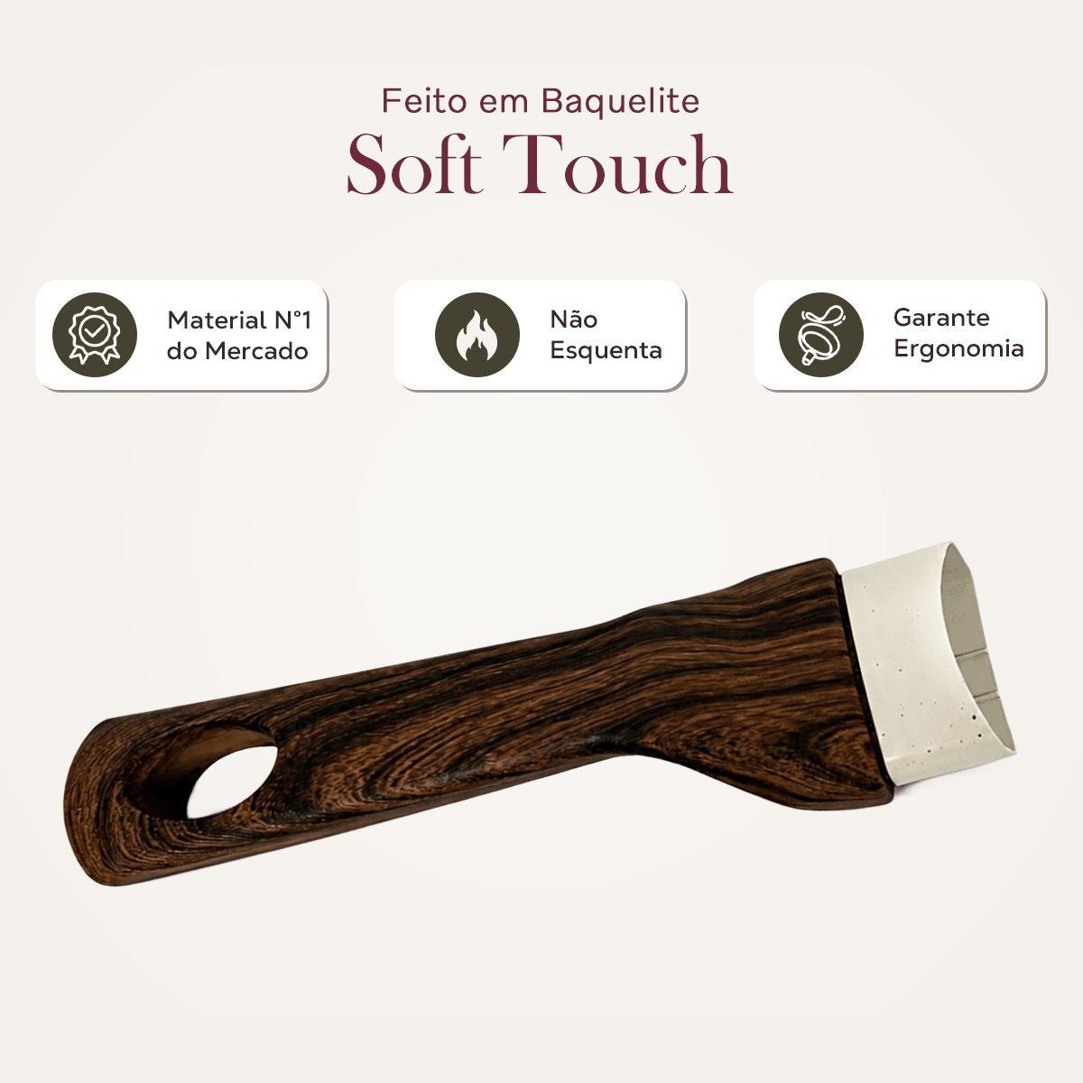 Cabo Soft Touch: conforto e segurança ao cozinhar