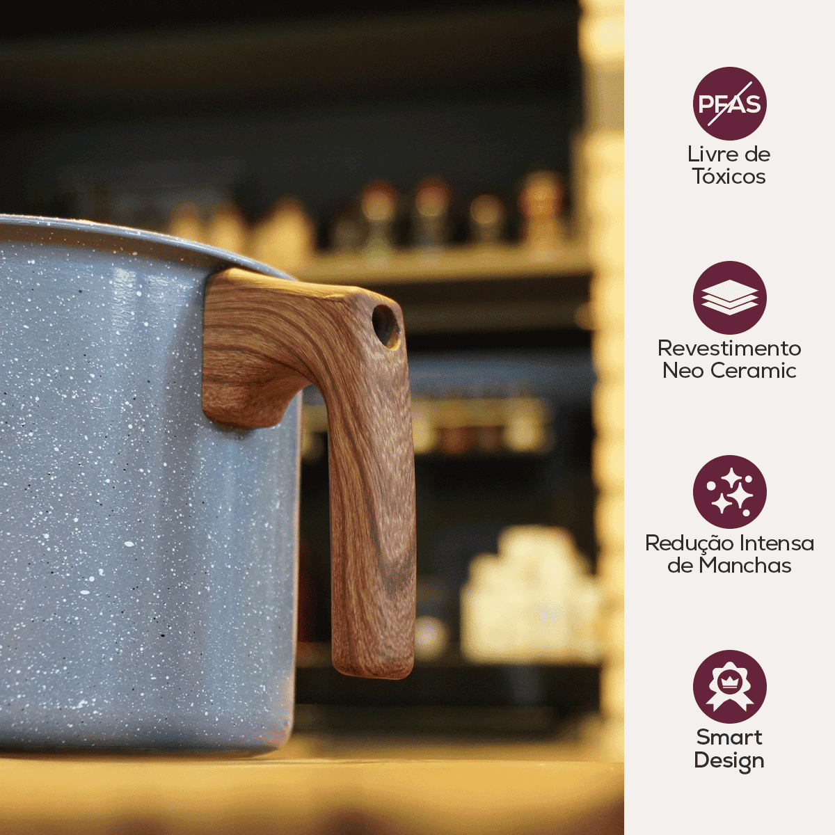 Jogo de Panelas 6 Peças Bravia Cookware Bravatti