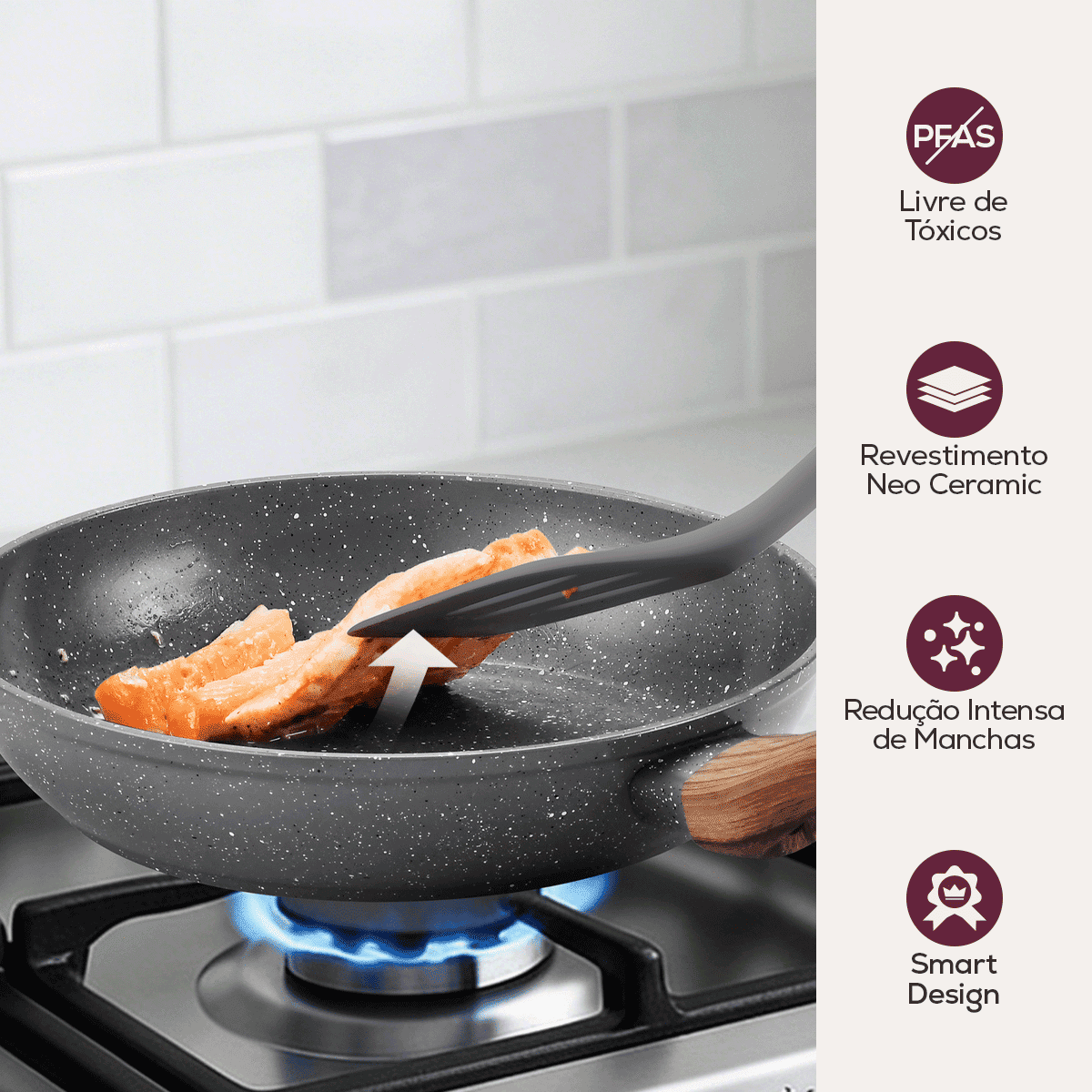 Jogo de Panelas 6 Peças Bravia Cookware Bravatti