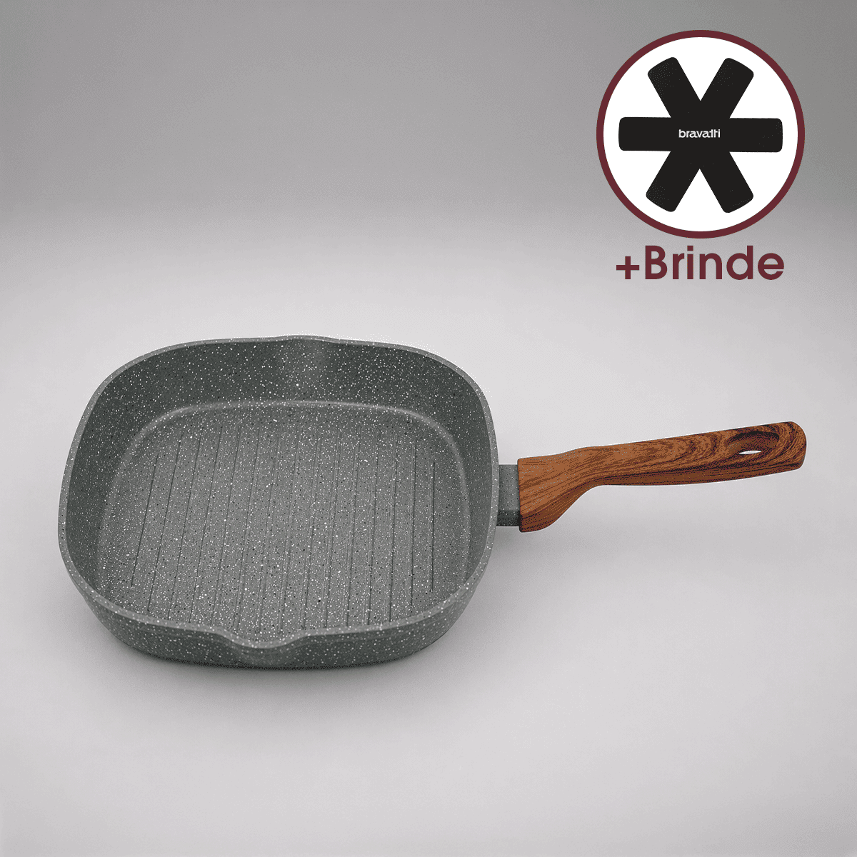 Frigideira Grill 24cm Bravia Cookware Bravatti
