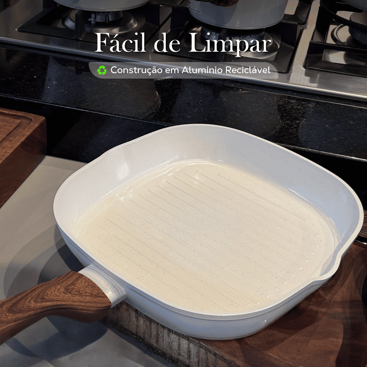 Frigideira Grill 24cm Bravia Cookware Bravatti