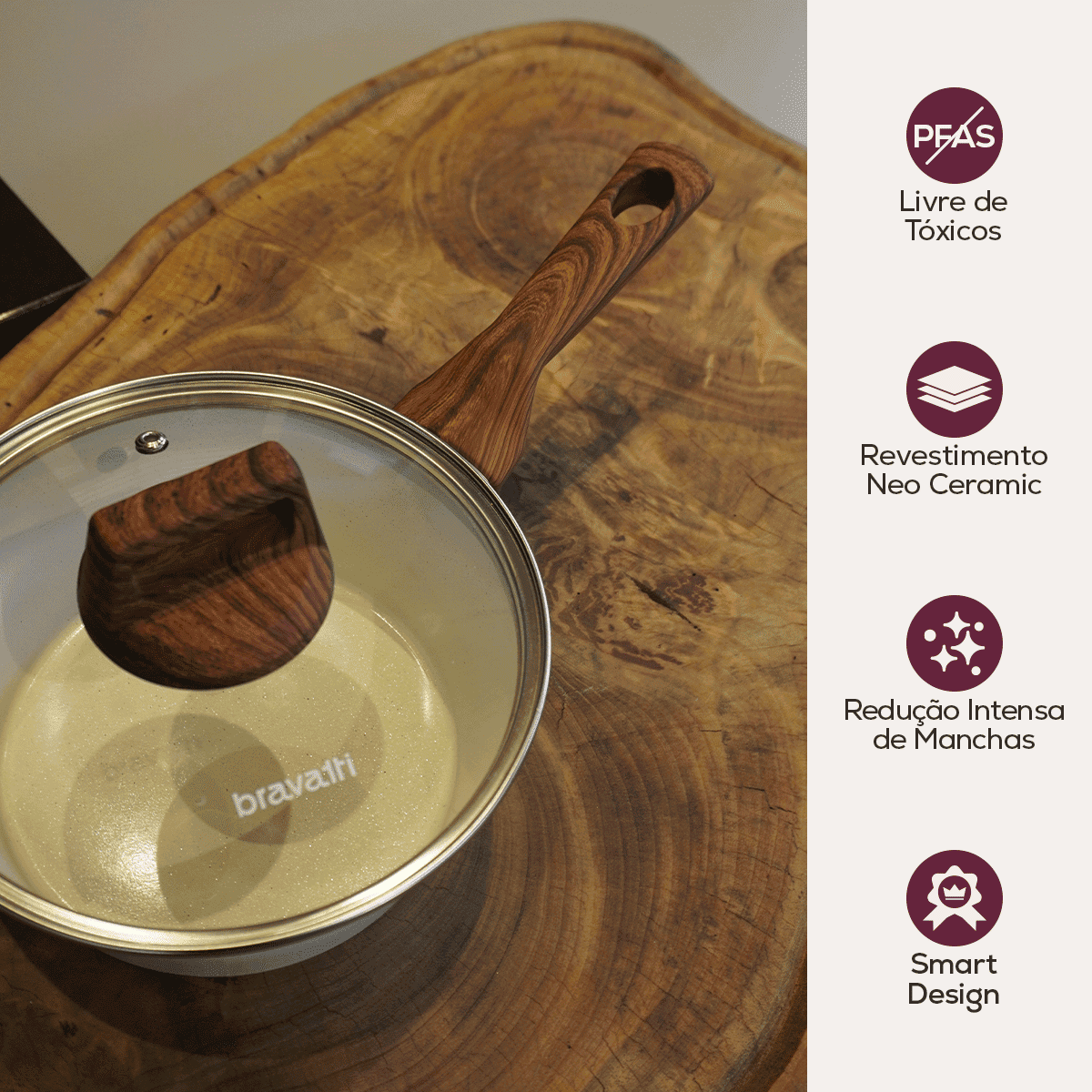 Panela 18cm Bravia Cookware Bravatti