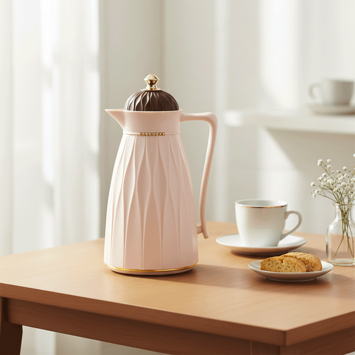 Garrafa Térmica Veneza 1L - Cappuccino Bravatti